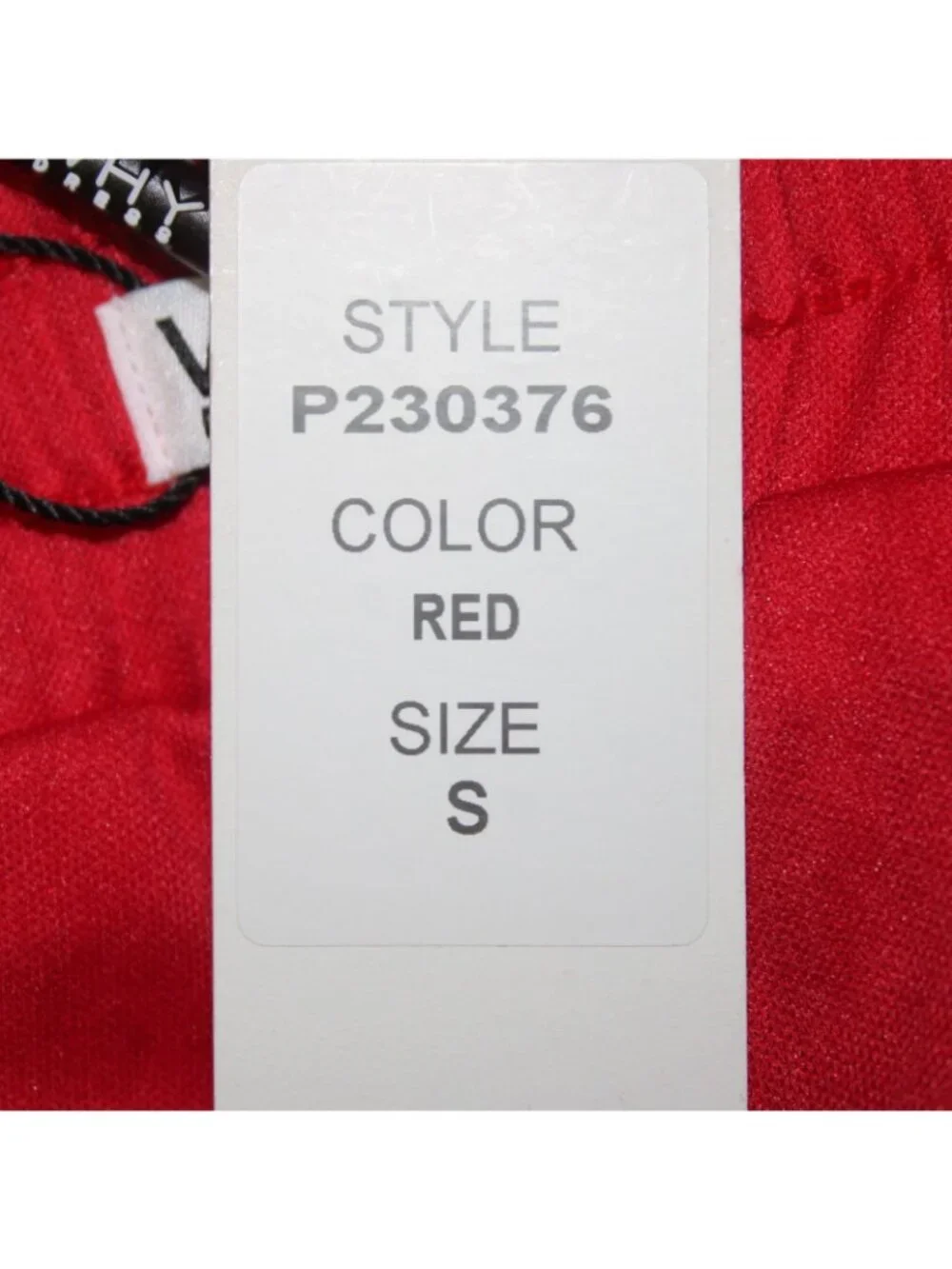 Why Dress Shorts NEW $68 Sz S x 2.5 Red Multi Color Rhinestones Xmas Tree Poly